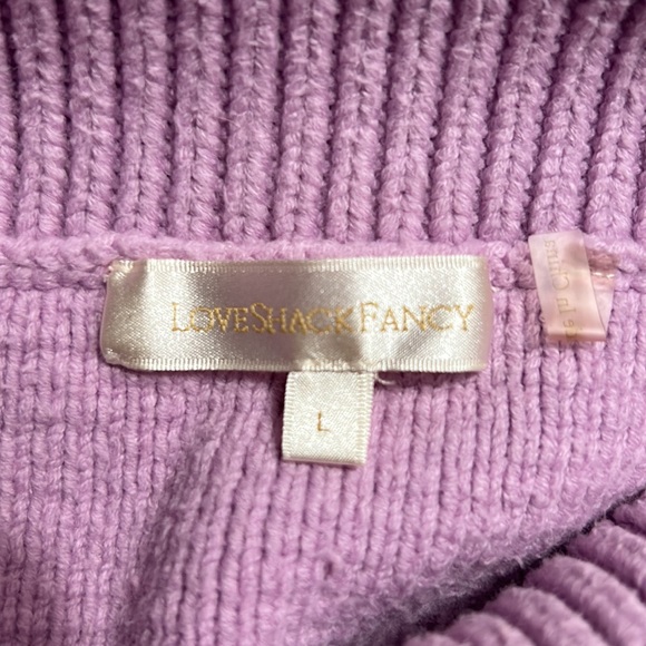 LoveShackFancy Multicolor Heart Pattern Sweater - Picture 9 of 10